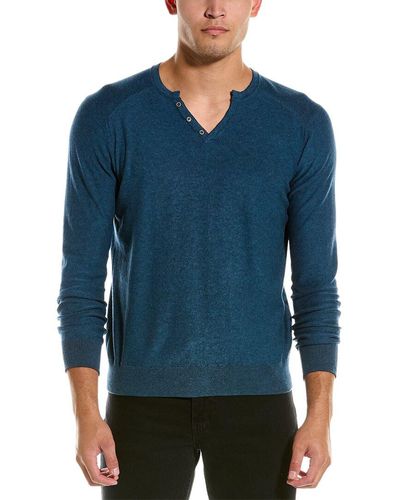 Raffi Linea Uomo Italian Merino Wool Full V Neck Sweater