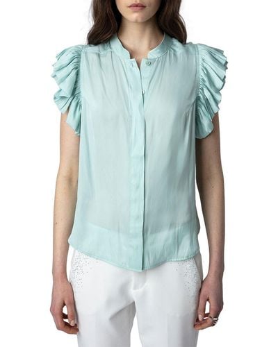 Zadig & Voltaire Tiza Blouse - Blue