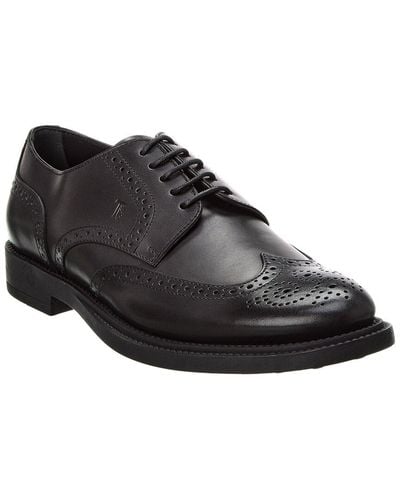 Tod's Leather Derby - Black