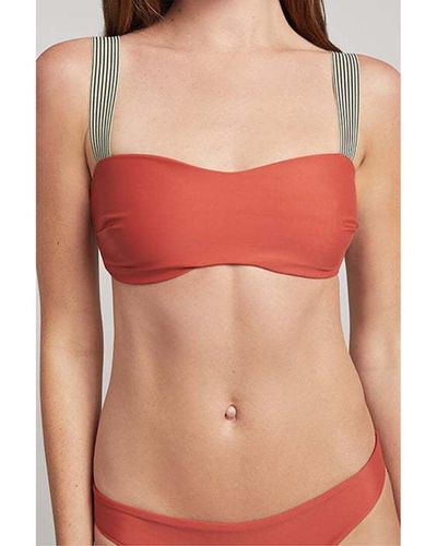 Faherty Albertine For Maiana Bikini Top - Orange
