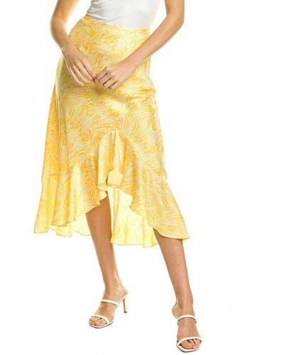 Yellow Cinq À Sept Skirts for Women | Lyst