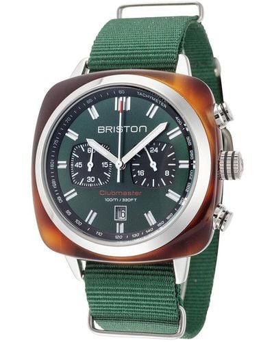 Briston Clubmaster Watch - Green