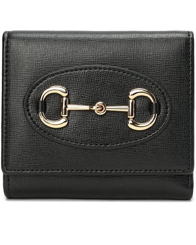 Tiffany & Fred Paris Saffiano Leather Wallet - Black