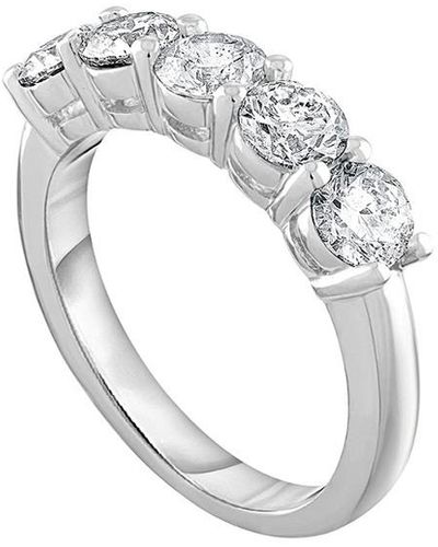 Diana M. Jewels Fine Jewellery Platinum 2.51 Ct. Tw. Diamond Ring - Metallic