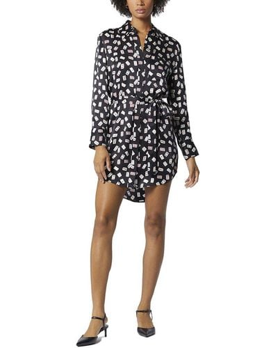 Equipment Scoutt Silk Mini Dress - Black