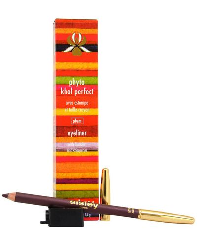 Sisley 0.04Oz #6 Plum Phyto Khol Perfect Eyeliner With Blender & Sharpener - White