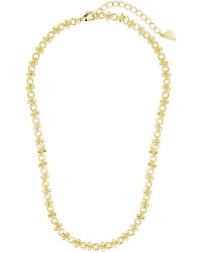 Sterling Forever 14k Plated Amaya Chain Necklace - Metallic