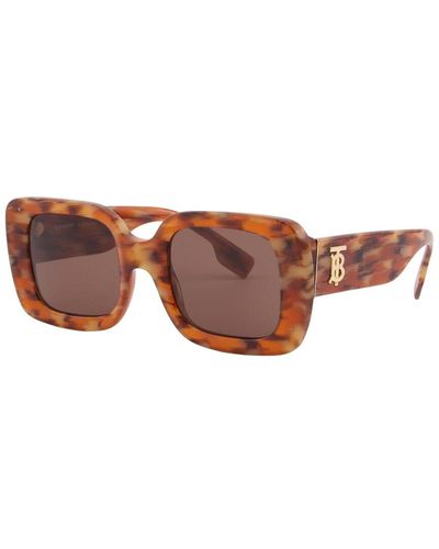 Burberry Be4327 51mm Sunglasses - Brown