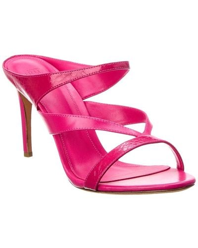 Alexandre Birman Sophie 85 Leather Sandal - Pink