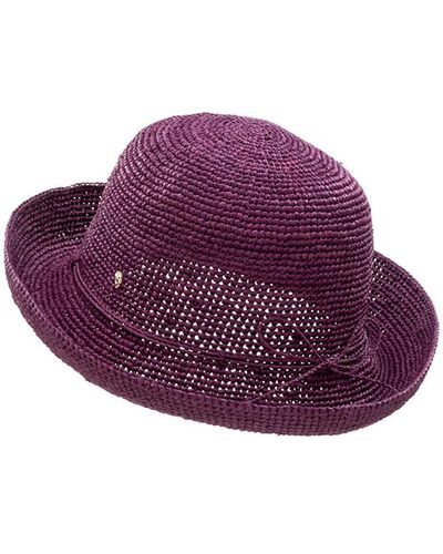 Helen Kaminski Raffia Hat - Purple
