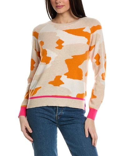 Brodie Cashmere Cora Cashmere Sweater - Orange