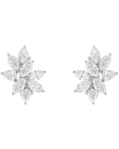 Diana M. Jewels Fine Jewelry Platinum 11.20 Ct. Tw. Diamond Earrings - White