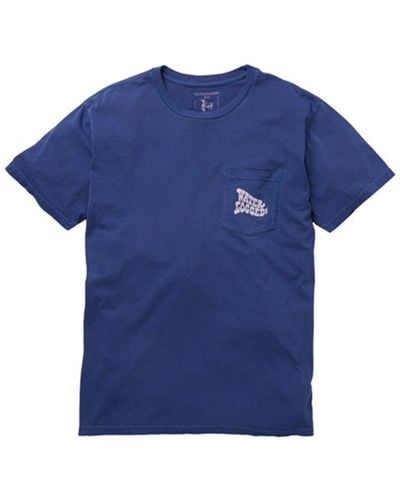 Outerknown Groovy Water Logged Pocket T-shirt - Blue