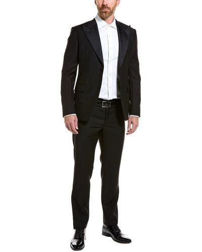 Bottega Veneta 2pc Tuxedo Suit - Black