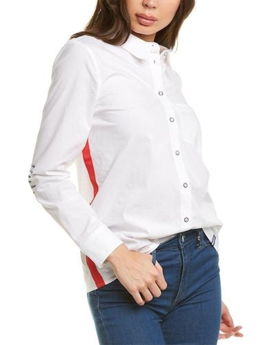 Court & Rowe Embroidered Shirt - White