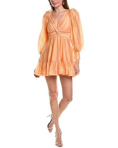 Sabina Musayev Andrea Mini Dress - Orange