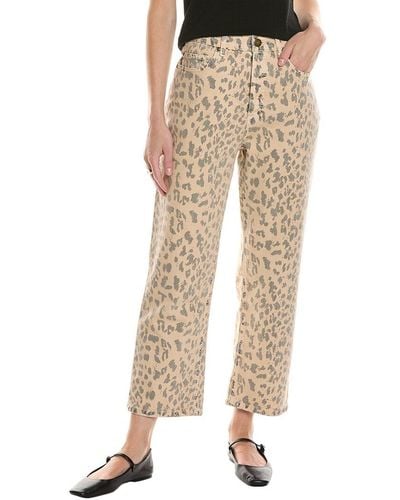 The Great The Wayne Vintage Leopard Jean - Natural