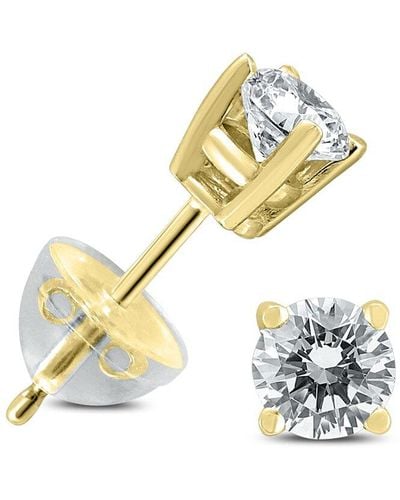 Monary 14k 0.65 Ct. Tw. Diamond Earrings - Metallic