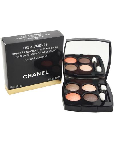 Chanel 0.04Oz #204 Tisse Vendome Les 4 Ombres Multi-Effect Quadra Eyeshadow - Black
