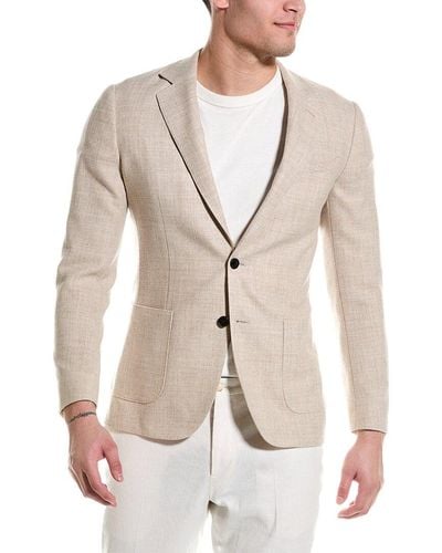 Reiss Attire Wool-blend Jacket - Natural
