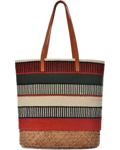 Guadalupe Mykonos Tote - Red