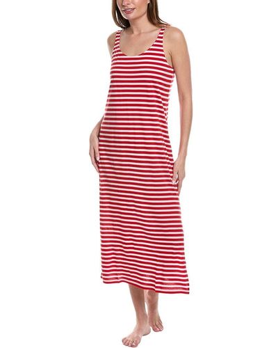 Hanro Laura Long Tank Gown - Red