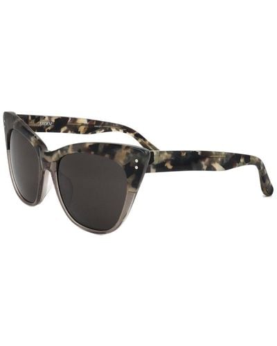 Linda Farrow Edm22 56mm Sunglasses - Black
