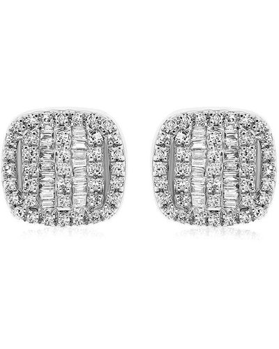 Diana M. Jewels Fine Jewelry 14k 0.34 Ct. Tw. Diamond Earrings - Gray