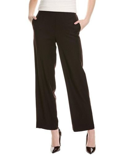 Theory Clean Pull-on Wool Pant - Black