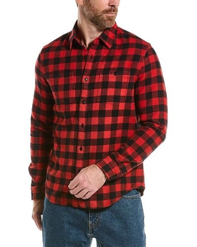 Alex Mill Flannel Work Shirt - Red