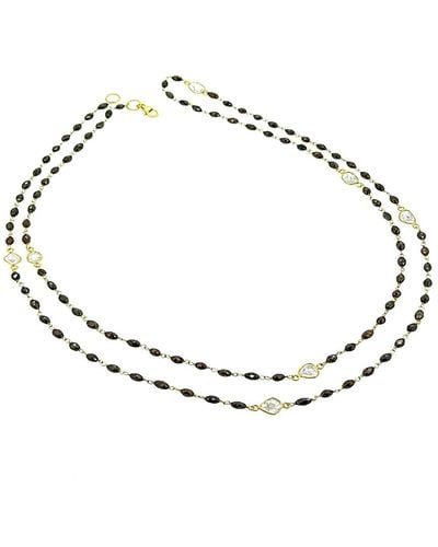 Arthur Marder Fine Jewelry 18k 20.00 Ct. Tw. Diamond 34in Necklace - Metallic