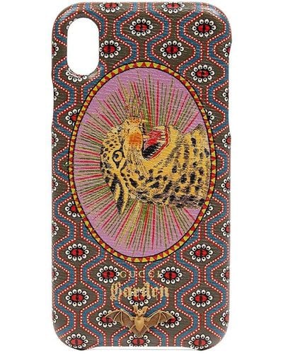 Gucci Tiger Cards Iphone Xr Cover - Natural