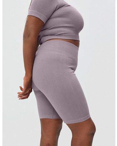 Everlane The Seamless Bike Short - Purple