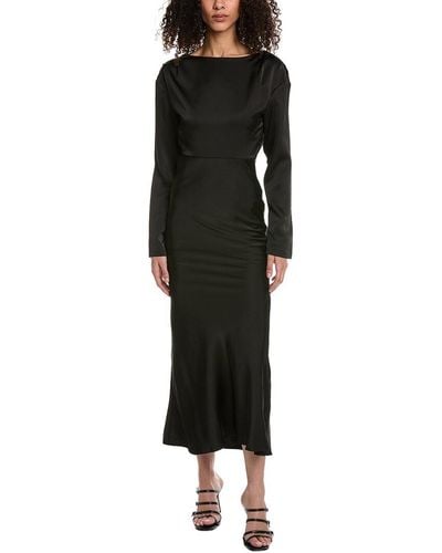 Beulah London Cowl Back Gown - Black