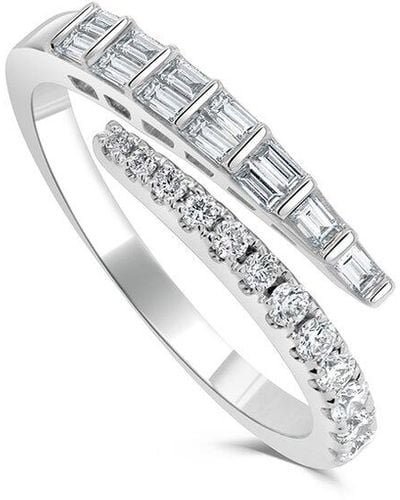 Sabrina Designs 14k 0.44 Ct. Tw. Diamond Bypass Ring - Metallic