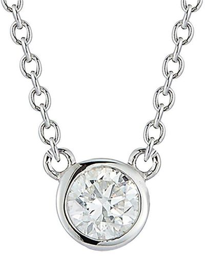 Nephora 14k 0.25 Ct. Tw. Diamond Necklace - White