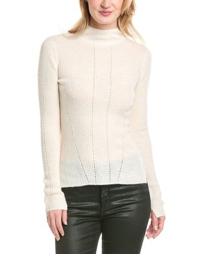 AllSaints Rhoda Turtleneck Wool & Alpaca-blend Sweater - White