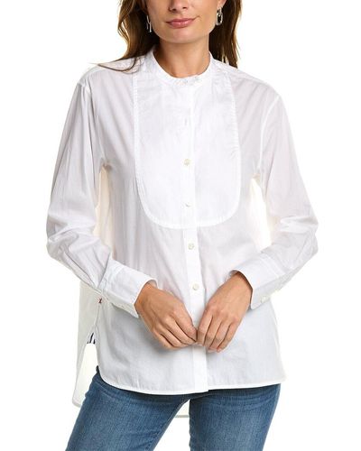 Alex Mill Eloise Bib Shirt - White