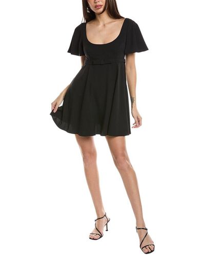 Amanda Uprichard Brianna Mini Dress - Black