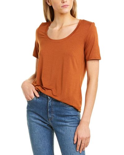 Three Dots Evelyn Tunic T-shirt - Orange