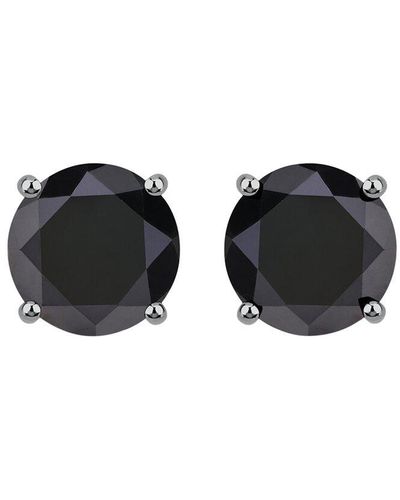 Diana M. Jewels Fine Jewelry 14k 3.24 Ct. Tw. Diamond Studs - Black