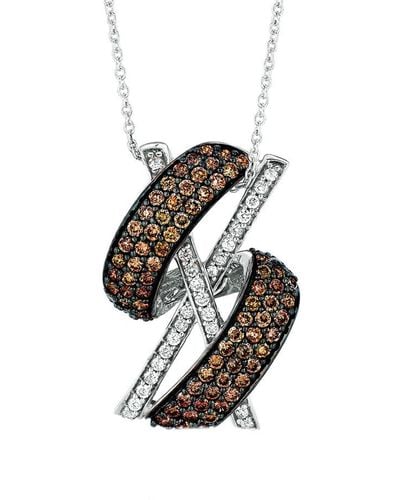 Le Vian Le Vian 14k 1.11 Ct. Tw. Diamond Pendant Necklace - Multicolor