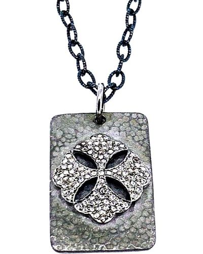 Arthur Marder Fine Jewelry Silver 0.70 Ct. Tw. Diamond Pendant - White