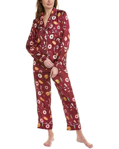 Karen Mabon 2pc Pyjama Set - Red