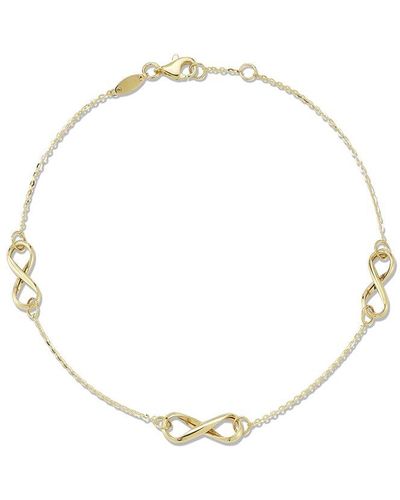 Ember Fine Jewelry 14k Infinity Anklet - Metallic