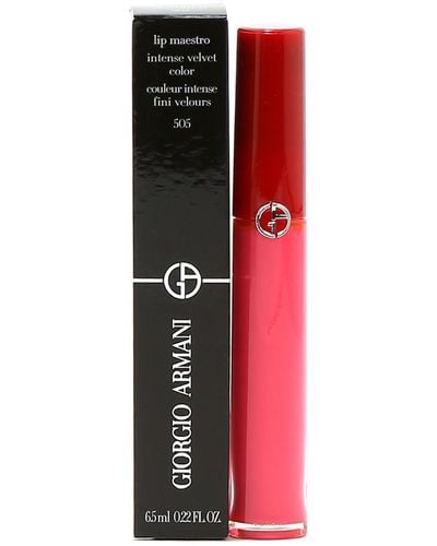 Giorgio Armani Lip Maestro Intense Velvet Lip Gloss #505 Eccentric - Red
