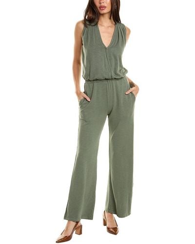 Monrow Supersoft 70s Jumpsuit - Green