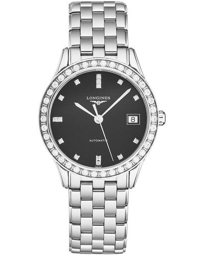 Longines Flagship Diamond Watch - Gray