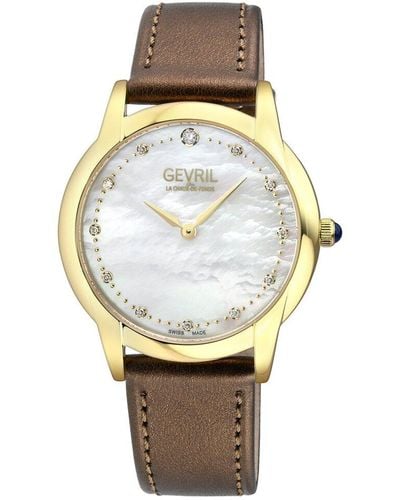 Gevril Airolo Watch - Metallic