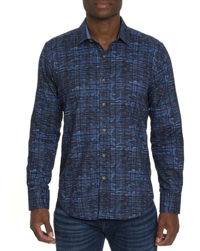 Robert Graham Anomaly Woven Shirt - Blue